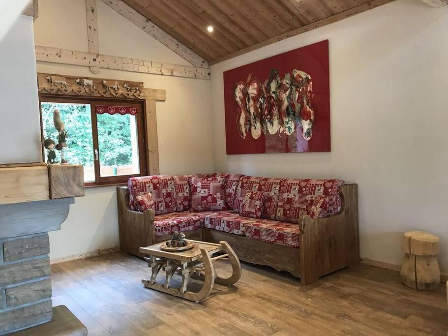Chalet Spa Le Diamant Nathalie Mn La Rouge 拉布雷斯 外观 照片