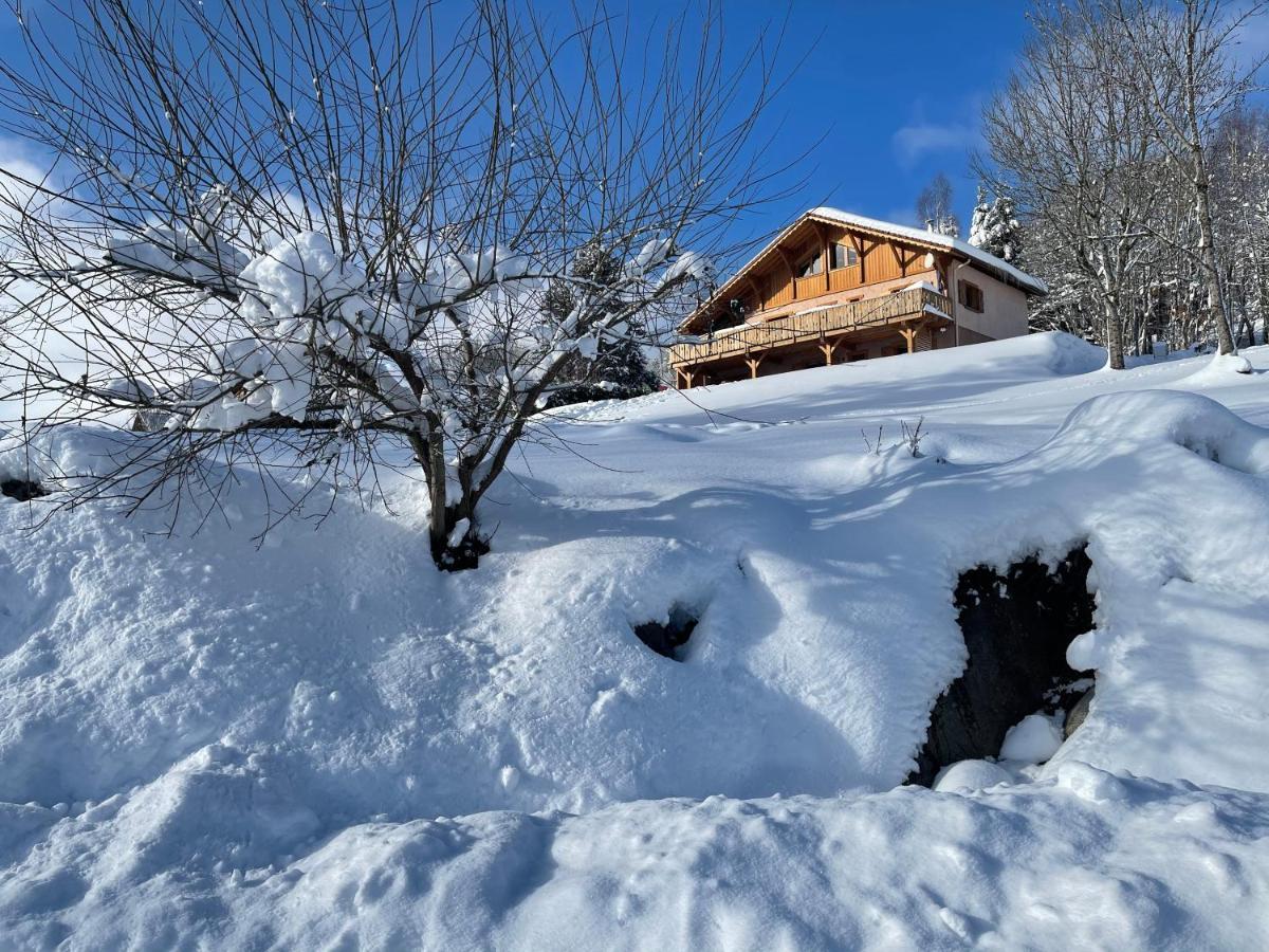 Chalet Spa Le Diamant Nathalie Mn La Rouge 拉布雷斯 外观 照片