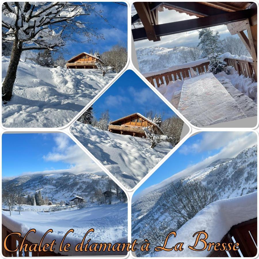 Chalet Spa Le Diamant Nathalie Mn La Rouge 拉布雷斯 外观 照片