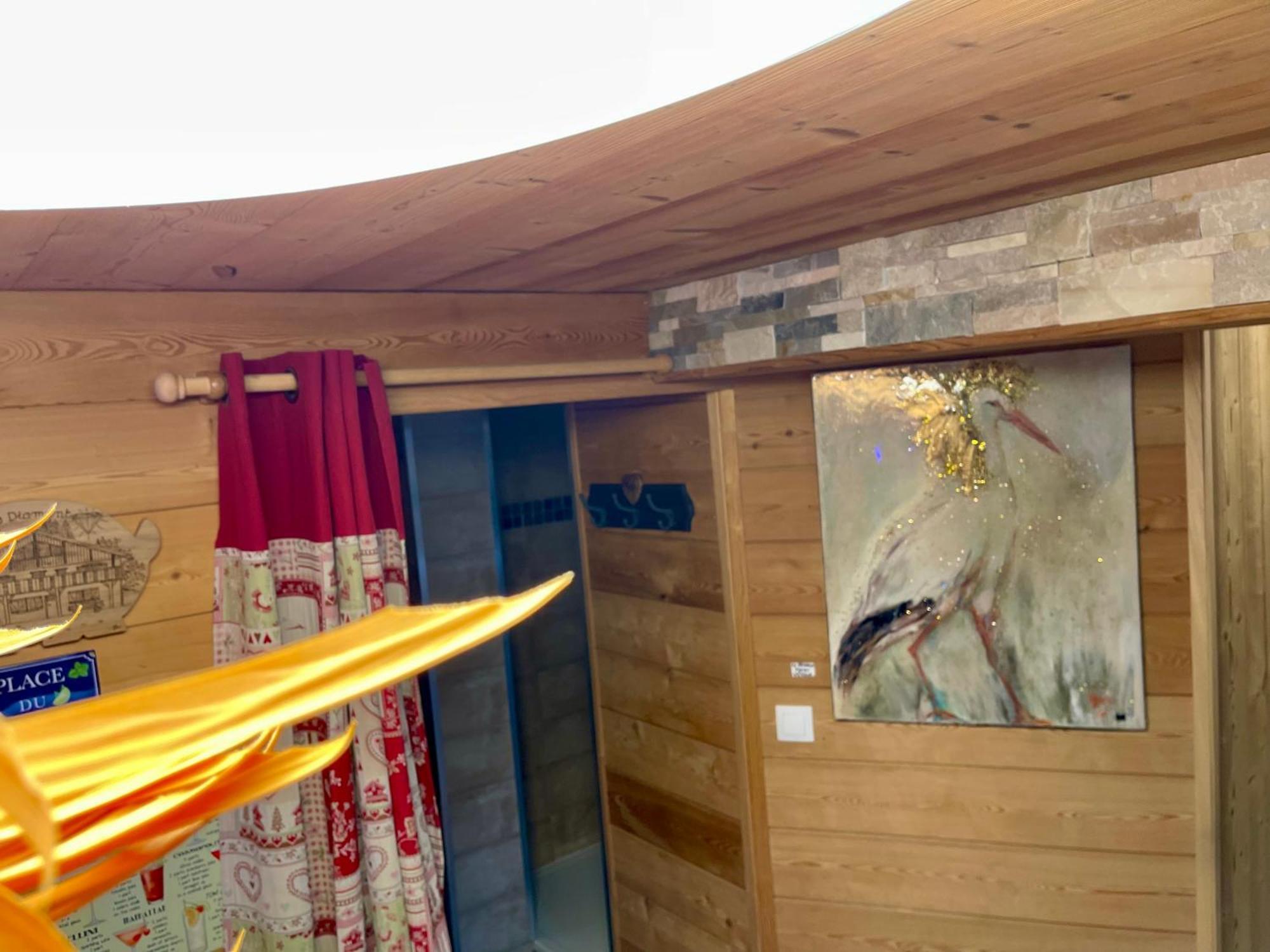 Chalet Spa Le Diamant Nathalie Mn La Rouge 拉布雷斯 外观 照片